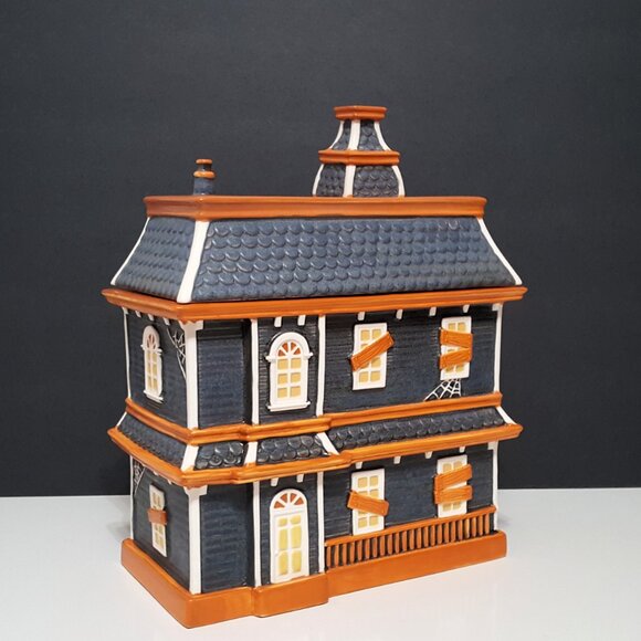 Pottery Barn Haunted House Stoneware Candy Bowl